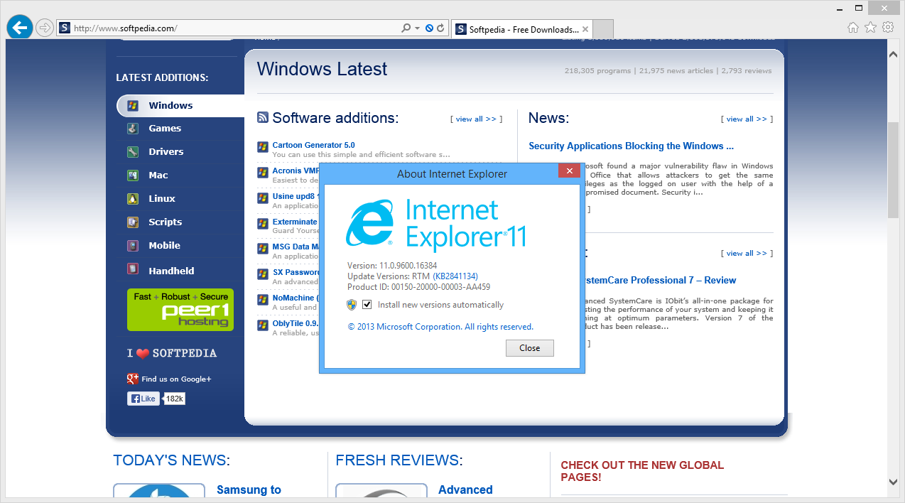 Internet explorer 11 for mac download